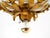 Brutalist Florentine Gold-Plated Iron Ceiling Lamp, 1960s For Sale - Image 12 of 18