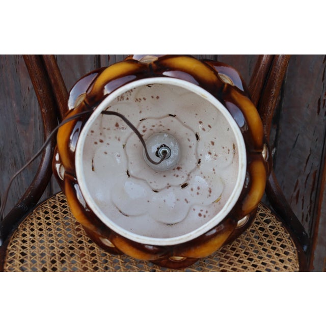 Large Ceramic Table Lamp by Walter Gerhards, 1950 For Sale - Image 12 of 15