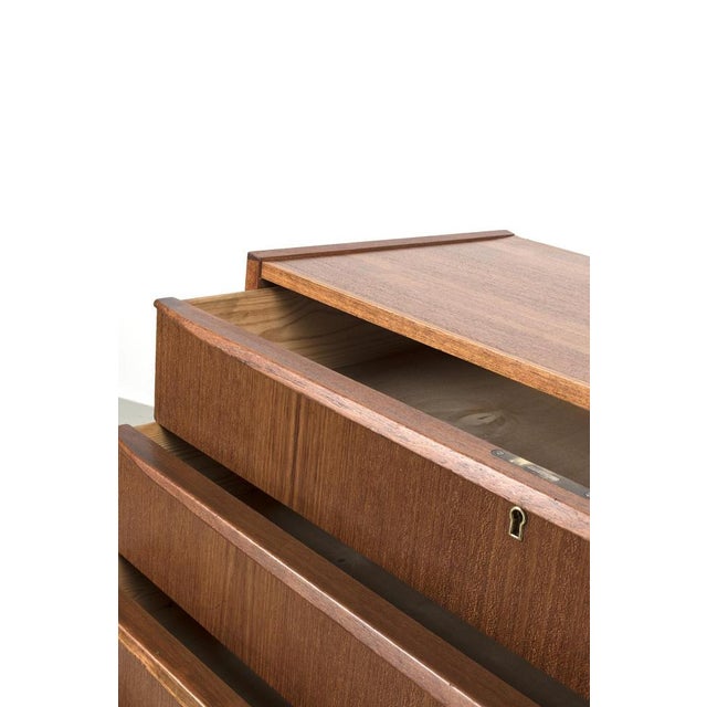 Danish Teak Chest of Drawers For Sale - Image 6 of 11