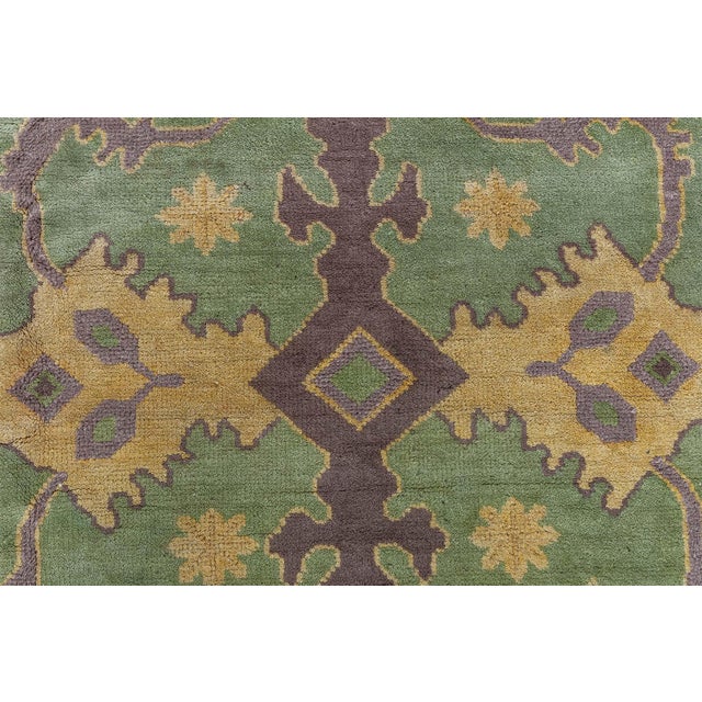 Textile Doris Leslie Blau Vintage Chinese Art Deco Wool Rug For Sale - Image 7 of 8