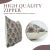 Contemporary Fabdivine Block Print Pillow Cover Kusum Linen Blend- 26x26 For Sale - Image 3 of 5