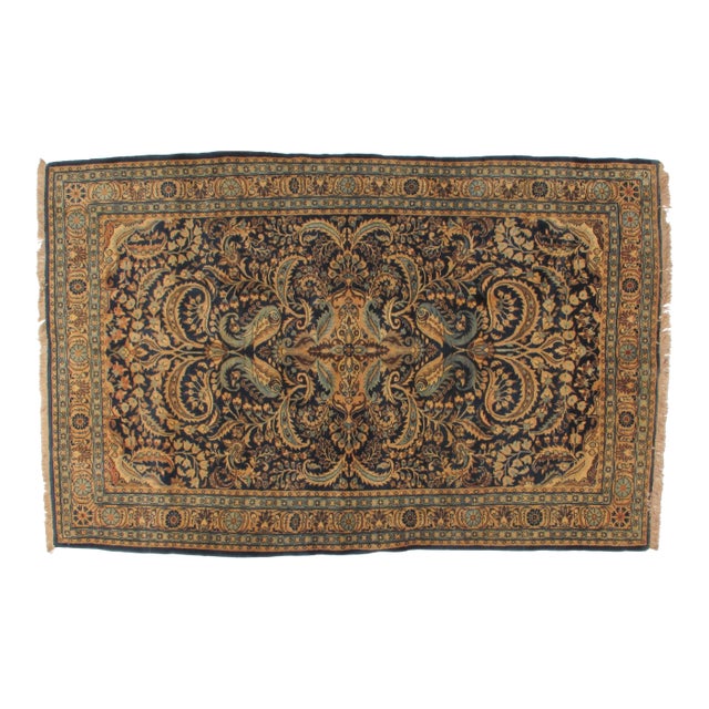 1960s Persian Lillihan Rug - 5'5" X 8'5" For Sale