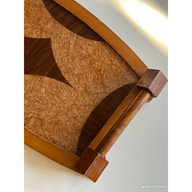 Vintage Art Deco Wooden Marquetry Tray, 1930s For Sale - Image 11 of 12