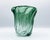 Green Green Crystal Vase by Val Saint Lambert, 1960s For Sale - Image 8 of 14