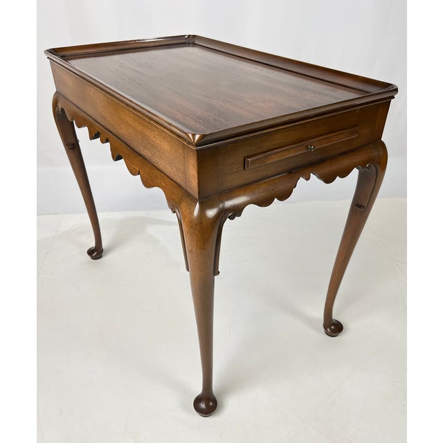 Mid 20th Century Kittinger Tea Table For Sale - Image 13 of 17