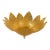 Murano Gold Granola Glass Leaf Form Flush Mount Chandeliers For Sale