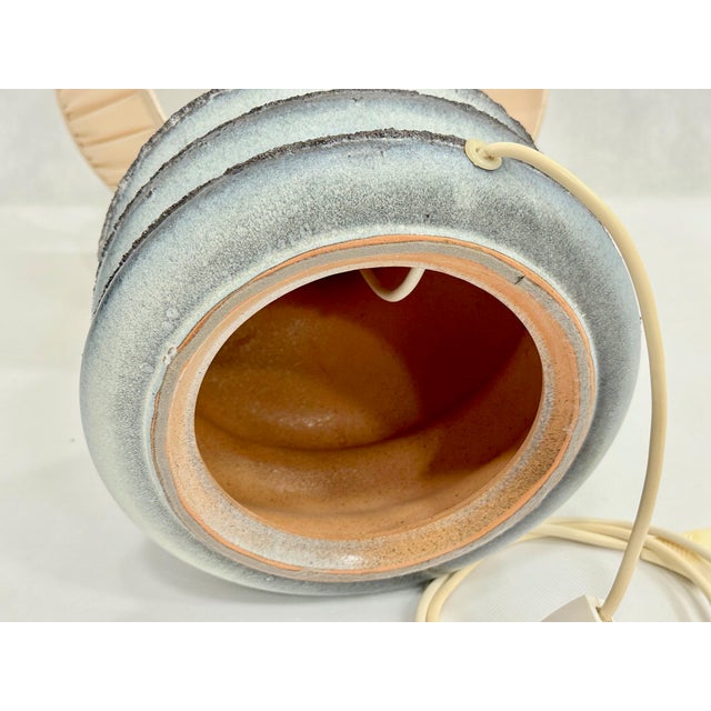 Mid-Century German Ceramic Table Lamp, 1960s For Sale - Image 4 of 8