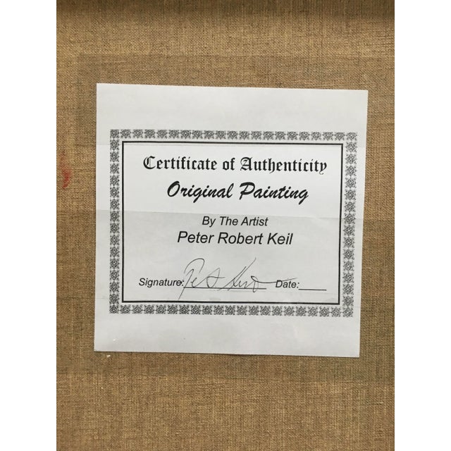 1980s Peter Keil Original Painting For Sale - Image 5 of 6