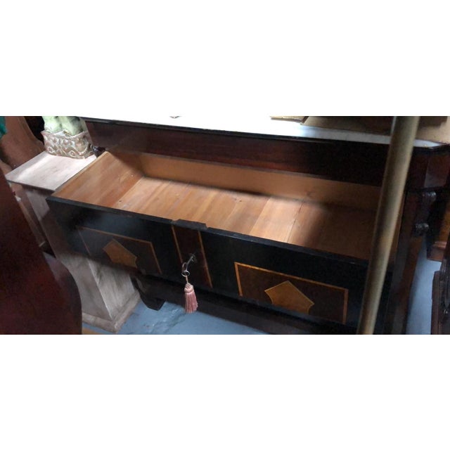 Wood Chest of Drawers. Italian Commode, 18th Century For Sale - Image 7 of 11