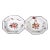 Pair of 18th Century Chelsea Porcelain Octagonal Dishes With Vegetables For Sale