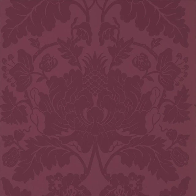 Zoffany Villandry Wallpaper in Cinnabar For Sale