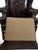 Vintage Baker Furniture Georgian Style Brown Leather Wingback Armchair For Sale - Image 12 of 13