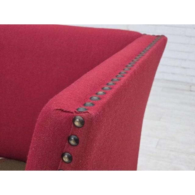 1970s Vintage Danish Two-Seater Sofa in Wool and Ash, 1970s For Sale - Image 5 of 17