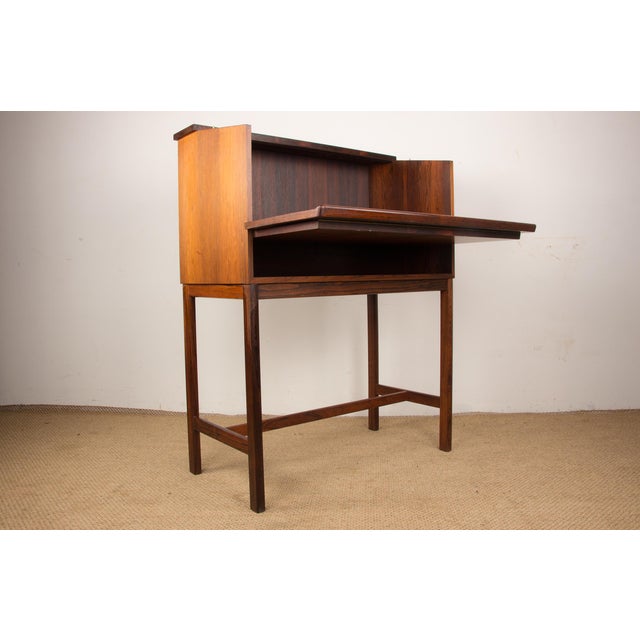 Scriban Bar and Secretary in Rosewood and Formica by Hans Olsen for C.S Mobler, 1960 For Sale - Image 9 of 18