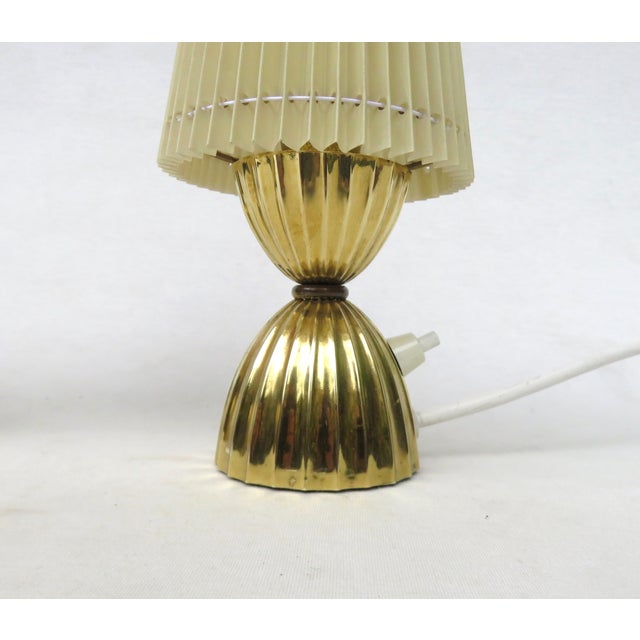 Art Deco Brass Table Lamps, 1940s, Set of 2 For Sale - Image 17 of 18