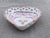 Vintage Hand Painted Reticulated Porcelain Heart Dish For Sale In New York - Image 6 of 10