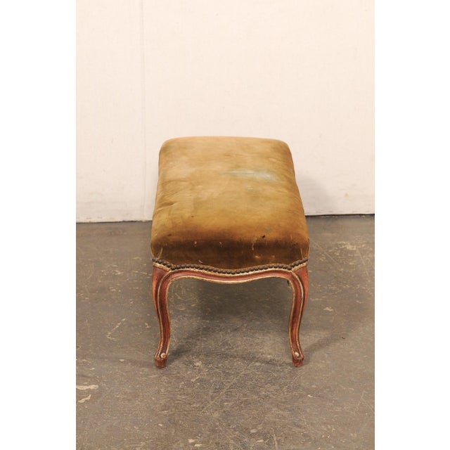 19th C. French Louis XV Style Window Bench For Sale - Image 9 of 12