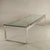 Steel and crystal coffee table by Vittorio Introini for Proposals, designed in the 1960s. Design period: 1960 - 1969...
