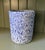 Vintage and hand made kitchen vessel in blue and white splatter glaze. Use to hold cooking utensils, paintbrushes, or even...