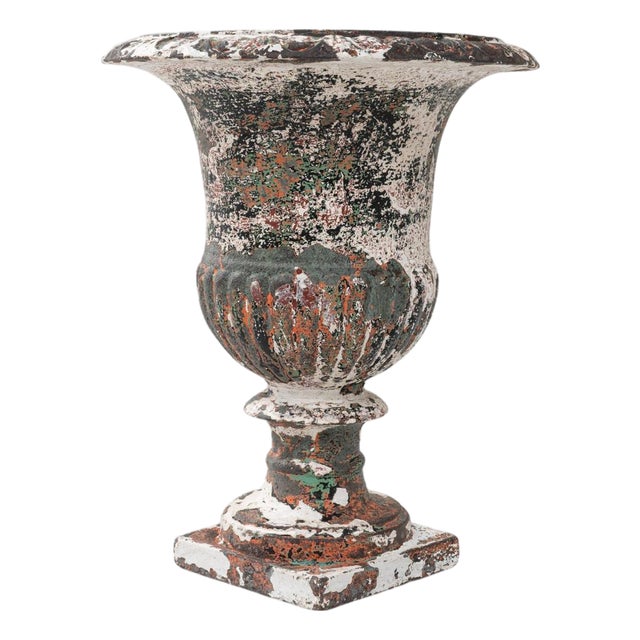 1900s French Cast Iron Planter For Sale