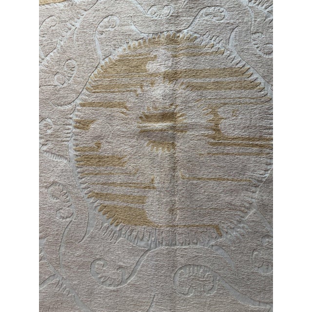 Vintage Embroidered Suzani from Samarkand, circa 1960s. Dimension; 57'' x 58'' inches / 144 x 147 cm / 4'9'' x 4'10''...
