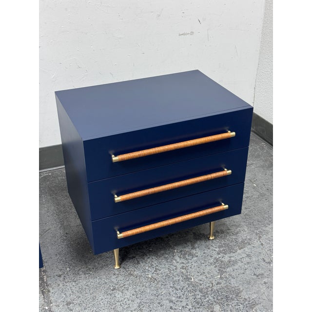 Wood Brownstone Furniture Audrey 3-Drawer Nightstands, a Pair For Sale - Image 7 of 11