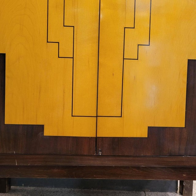 Art Deco Wooden Bar Cabinet, France, 1940s For Sale - Image 13 of 18