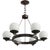 Vintage Brutalist Lamp with Art Deco Influences, 1950s For Sale