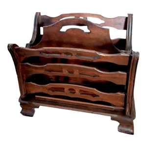 1940s Signed Butler Style #734 Magazine and Newspaper Rack