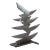 Rough Seas - Contemporary Expressive Jagged Abstract Metal Sculpture Original Artwork by Granville Beals For Sale