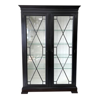 Ethan Allen Birkhouse Display Cabinet For Sale