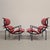Set of Red Leather Armchairs by Carlo Forcolini for Alias, 1986 For Sale - Image 3 of 18
