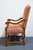Wood Pearson Furniture Solid Ash Country French Accent Lounge Arm Chair W. Brick Red Basketweave Upholstery 01422-00 For Sale - Image 7 of 11