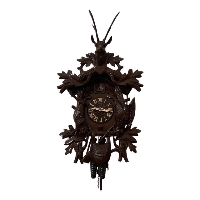 Antique Wall Clock, 1890s For Sale