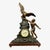 Metal Large Napoleon III Clock in Spelter For Sale - Image 7 of 7