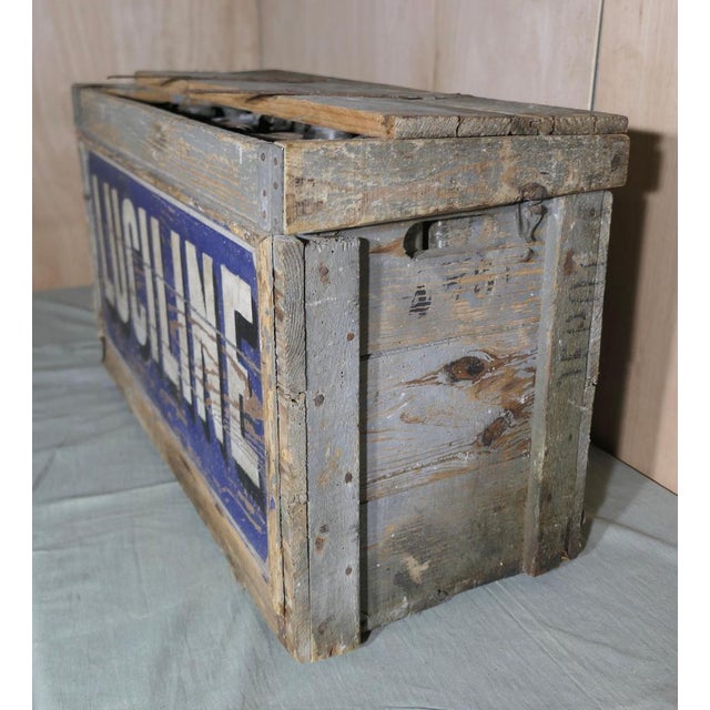 Antique Advertising Crate Dating, 1900s For Sale - Image 4 of 8