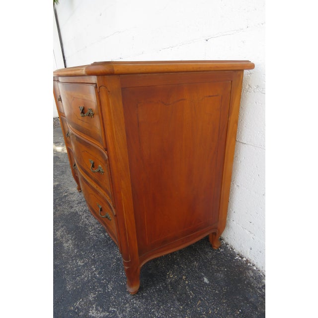 French Serpentine Inlay Dresser For Sale - Image 11 of 13
