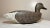 Antique Hand Carved Wood Folk Art Hollow Body Drake Duck Decoy Bird Sculpture For Sale - Image 4 of 12