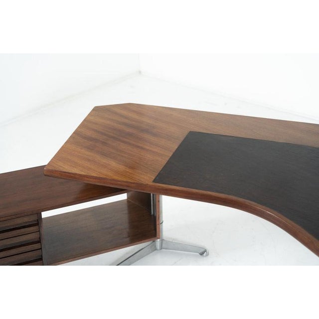 T96 Boomerang Desk by Osvaldo Borsani for Tecno, Italy, 1956 For Sale - Image 9 of 18