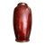 1940s Oxblood Red Ginbari Cloisonné Vase For Sale