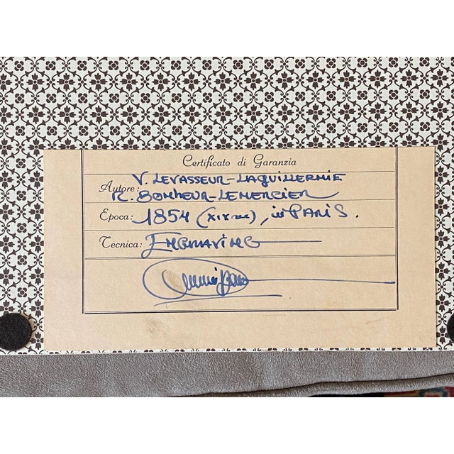 Antique Map Dated 1854 - Martinique by Victor Levasseur-Laguillermie Cartographer, Robert Bonheur-Lemerciier Artist For Sale - Image 4 of 5