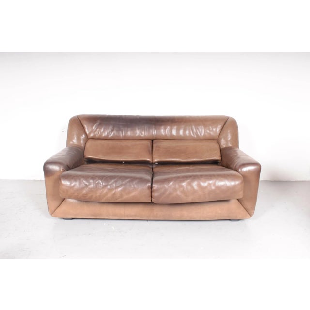 Swiss DS43 Leather Sofa from de Sede, 1980s For Sale - Image 4 of 14