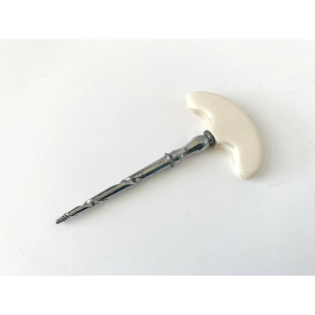 Metal Antique French Perfume Corkscrew For Sale - Image 7 of 8