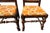 1970s 1970s Ethan Allen Jacobean Royal Charter Oak Dining Room Side Chairs Gothic Pair For Sale - Image 5 of 15