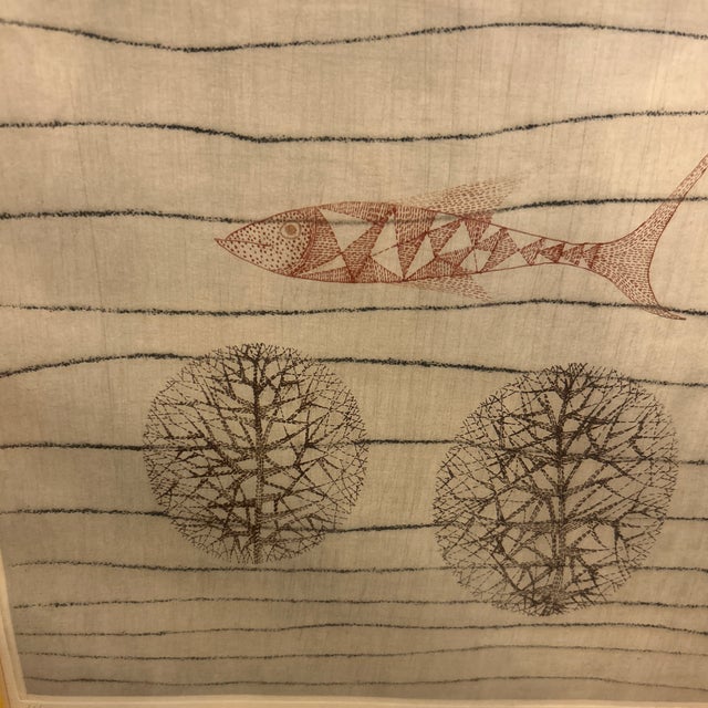 Abstract Vintage Original Etching by Keiko Minami For Sale - Image 3 of 12