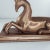 Late 20th Century Art Deco Copper Colored Gazelle Impala Deer Statue Figurine For Sale - Image 11 of 12