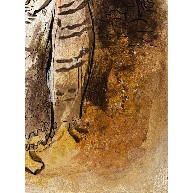 Marc Chagall, Rahab and the Spies of Jericho, 1960, Lithograph, in Flawless conditions. Designed 1960 to 1969