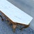 Vintage French Style Marble Top Wooden Console Table For Sale In West Palm - Image 6 of 11