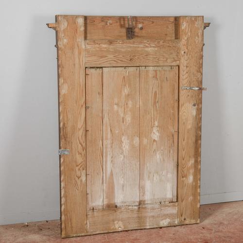 Wood Empire Mirror in Walnut For Sale - Image 7 of 9