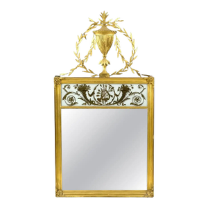 19th Century American Federal Eglomise Mirror
